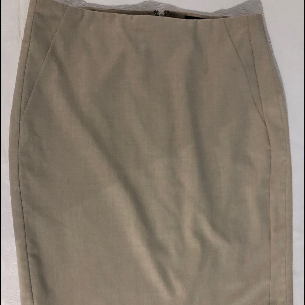 NWOT. The Limited Beige Pencil Skirt